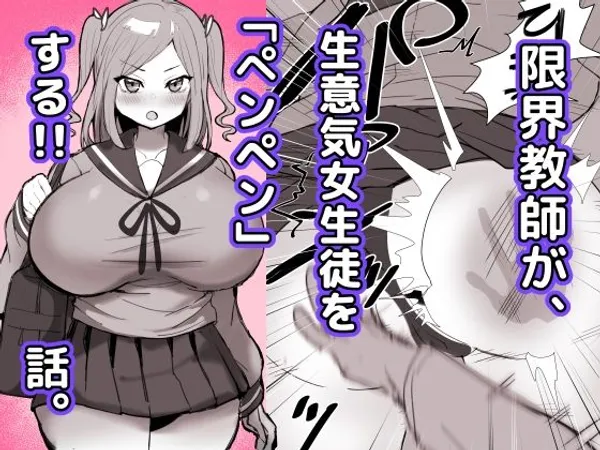 限界教師がナマイキ女子生徒に「ペンペン」する話